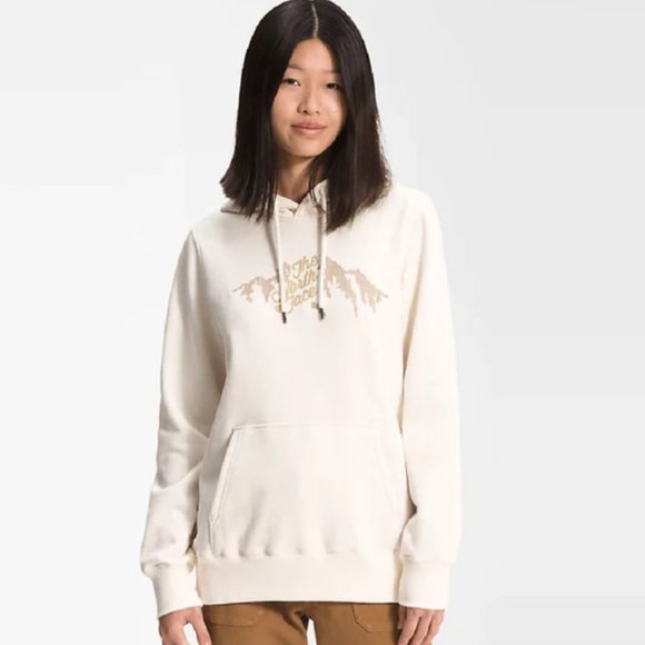 Nwt The North Face Ivory & Gold Pullover Hoodie Small MSRP: $118 - Picture 1 of 5